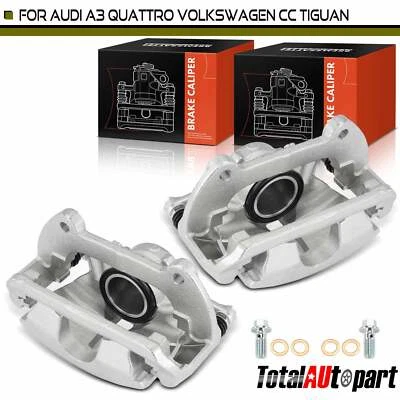 2x Pinza de freno con soporte para Audi A3 Quattro Q3 VW CC Tiguan delantera izquierda y derecha Foto 1 de 4