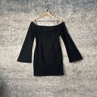 Cinq A Sept Niara Off The Shoulder Mini Dress Black Size 10