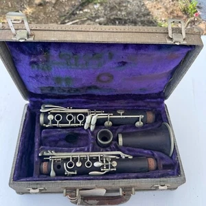 Klarinette Clarinet Bb wood Leblanc D. Noblet Paris France *NEEDS WORK* - Picture 1 of 9