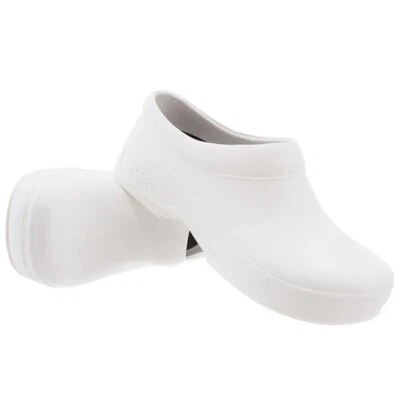 KLOGS SPRINGFIELD WHITE Work Shoe Clog SlipOn Slip Resistant Nurse Kitchen Life Foto 1 de 4