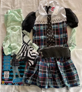 Damen Monster High Frankie Stein Kostüm Karneval Halloween Hexe Party Gr. XS - Bild 1 von 1