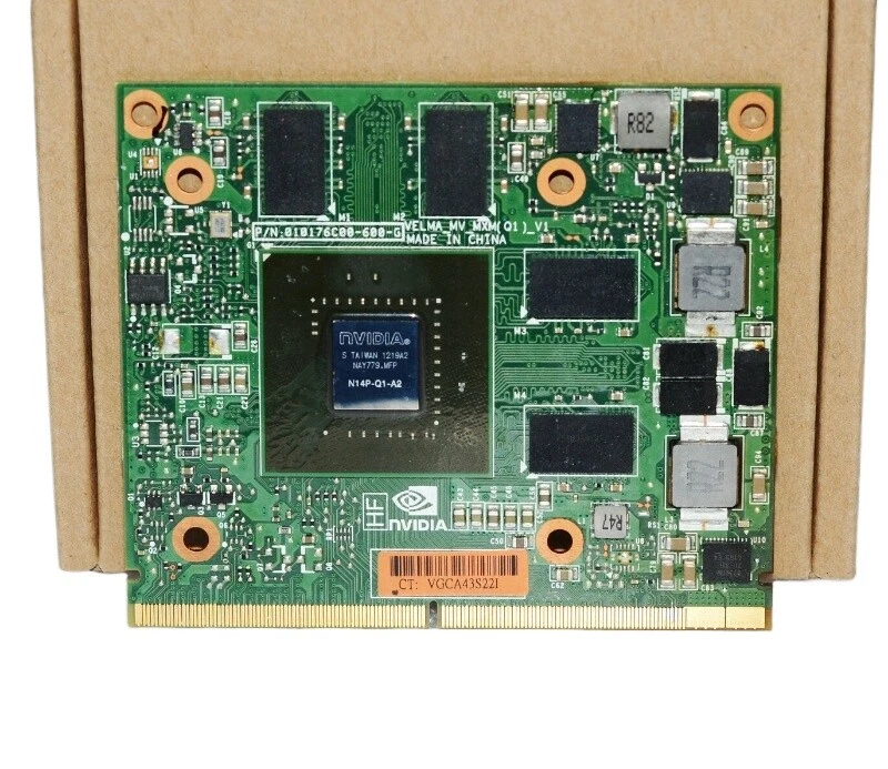 HP EliteBook 8570W Nvidia Quadro K1000M 2GB Graphics Card 010176C00-600-G - Image 1 of 4