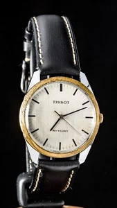 Tissot Stylist Two-Tone Men's Manual-Wind Watch (Vintage) -- Working, Ø34mm Case - Picture 1 of 7