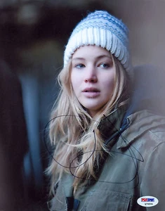 Foto autógrafa de película autografiada por Jennifer Lawrence firmada por PSA/ADN 8x10 - Imagen 1 de 3