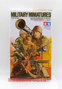 Tamiya Model 35086 1/35 WWII US Gun & Mortar team Army Infantry Troops - Picture 1 of 1