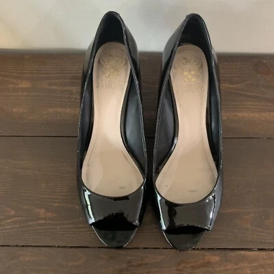 Vince Camuto Sassie Wedge Pumps Womens Size 8.5 Casual Peep Toe - Image 1 of 4