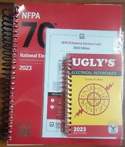 NFPA 70 NEC 2023 National Electrical Code (Spiral) with Index Tab & Ugli's 2023 - Picture 1 of 3