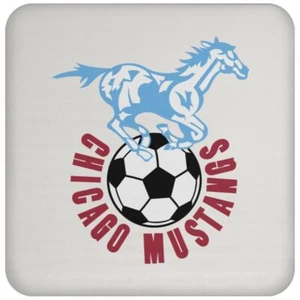Chicago Mustangs Drink Coaster | NASL Soccer Team - Picture 1 of 12