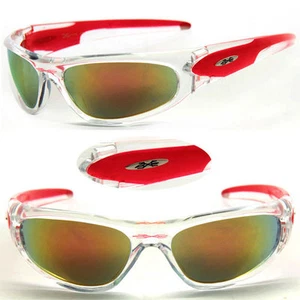 Nuevo XLoop Hombre Mujer SPORTS UV400 Gafas de Sol + Bolsa - Fuego X40 - Imagen 1 de 1