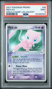 2007 Pokemon World Championships Promo #88 Mew Ex Legendary Ascent PSA 9 MINT - Picture 1 of 2