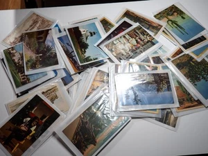 Vintage Lot of Postcards, 100 Cards In Sleeves, Linen, Used and Unsued, Nice set - Picture 1 of 1