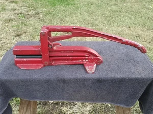 Vtg Akron Fire Hose Compressor Clamp Fireman Fighting Old Squeeze Shut Off Tool - Picture 1 of 16