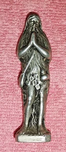 Antique old religious metal figure Saint Onofre - Picture 1 of 4