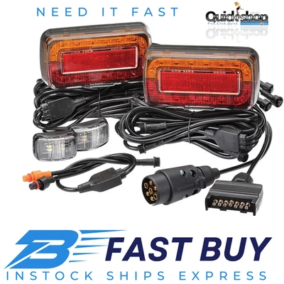 Submersible Boat Trailer Lamp Light Kit Narva Model 37 12V LED 'Plug & Play' 7m - image 1 of 4