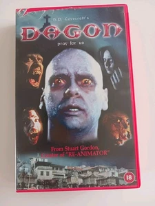 Dagon VHS 2001 Stuart Gordon HP. Lovecraft Metrodome UK Ex Rental Cult Horror 18 - Foto 1 di 8