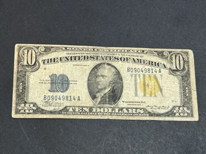 1934 a $10 ***North Africa Note*** Silver Certificate US Bill LOW Shipping!!! - Picture 1 of 2