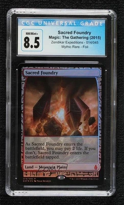Sacred Foundry Foil Magic: Zendikar Expeditions EXP CGC 8.5 - Image 1 of 2