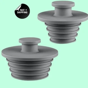 Bathtub Stopper 2pcs Sink Stopper Tub Plug Bathroom Shower Drain Plug new - Picture 1 of 4