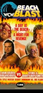 WCW BEACH BLAST 1993 VHS TAPE STING BULLDOG SID VADER WWE WWF RARE NO BOX - Picture 1 of 3