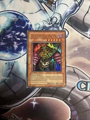 (YVH) Yugioh! Dark Ruler Ha Des - LOD-001 - Ultra Rare - 1st Edition VLP - Image 1 of 4