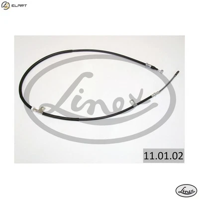 CABLE PULL PARKING BRAKE 11.01.02 FOR DAEWOO LANOS/SENS L13 1.3L LX6 1.5L 4cyl - Image 1 of 4