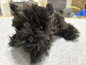 Aurora CAIRN TERRIER TOTO Wizard Of Oz Black Shaggy Puppy Dog Plush 11” NWT - Picture 1 of 14