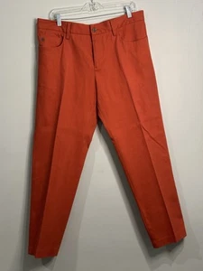 Gucci 1953 Orange Jean Pants Made In Italy Size 54 - Picture 1 of 17