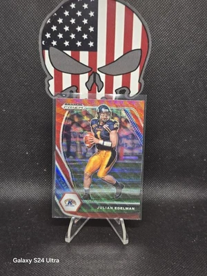 Julian Edelman 2021 Panini Prizm Draft Red Wave #66  KENT STATE - Image 1 of 2