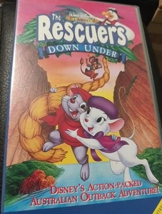 WALT DISNEY CLASSICS THE RESCUERS DOWN UNDER VHS - Picture 1 of 2