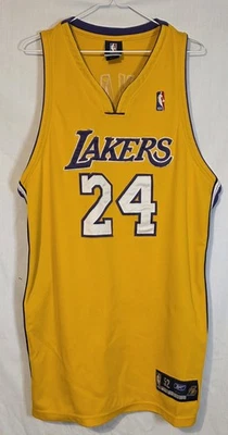 Camiseta deportiva Adidas Swingman Kobe Bryant 24 LA Lakers amarilla-púrpura talla 2XL para hombre RARA Foto 1 de 4