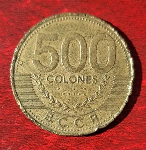 Costa Rica 2003, 500 colones Thin numerals (numeros redondos) KM #239.2 - Picture 1 of 5