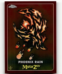 Base - MetaZoo Phoenix Rain Topps Chrome Series 0 #149 Gold - Picture 1 of 2