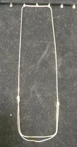 Gold Tone Necklace 24" with Second Chain Preowned Lot J-2 - Picture 1 of 2