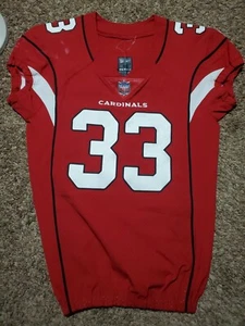 2017 Arizona Cardinals Kerwynn Williams #33 Game Issued Jersey Team NFL Sz 40 - Picture 1 of 12