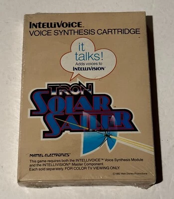Tron Solar Sailer Intellivoice Voice Synthesis (Intellivision, 1982) Mattel-NEW - Image 1 of 4