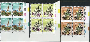 SÜDWESTAFRIKA 1973 ZYLINDERBLÖCKE 10c 14c 15c SUKKULENTEN.. NEUWERTIG UM 12 Briefmarken - Bild 1 von 2