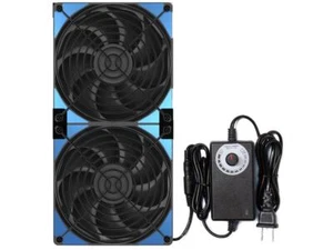 240mm Adjustable Computer PC Vent Fan with 3-12V Speed Controller for Chicken - Zdjęcie 1 z 5