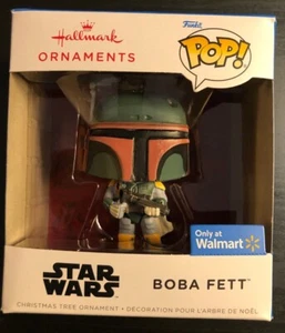 Star Wars BOBA FETT Funko Pop Hallmark Ornament 2022 Walmart Exclusive Disney - Picture 1 of 7