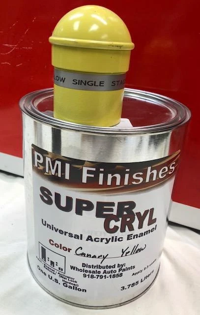 Canary Yellow Gallon Single Stage ACRYLIC ENAMEL Car Auto Paint    - Imagem 1 de 1