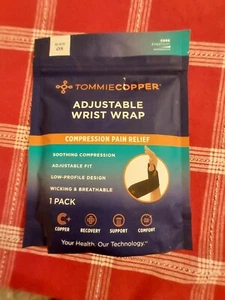 Tommie Copper - Adjustable Wrist Wrap - Black - Picture 1 of 4