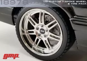 Pack roues et pneus GMP échelle 1:18 Custom SVT 7 rayons 18978 neufs et livraison gratuite - Photo 1 sur 2