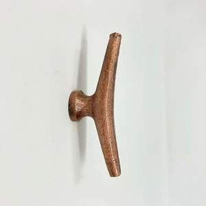 Boat Cleat Knob Nautical Antique Copper Metal Drawer Door Knob Drawer Pull - Picture 1 of 8