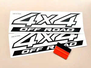 4x4 Off-Road Four Wheel Drive Decal Stickers Size Size 14.5 x 4 inch (Set of 2) - Picture 1 of 13