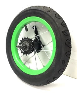 12 Zoll Fahrrad Hinterrad grün Rücktrittbremse mit 12-1/2 x 2-1/4" Reifen Fahrrad #Z14 - Bild 1 von 3
