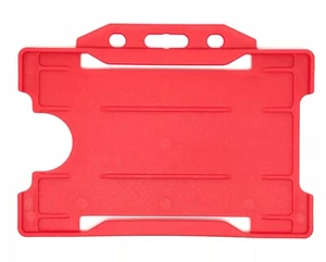 ALG ID Cards® Porta Carte d'identità monofacciale - Rosso (Paesaggio) (Confezione da 10) - Foto 1 di 2