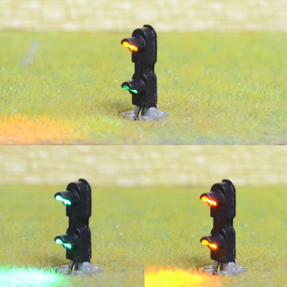 1 x HO scale dwarf searchlight signal ground 2 targets GRS SA-1 tri-colors #DT2 - Image 1 of 4