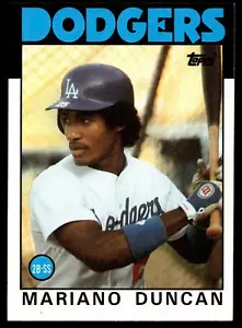 1986 Topps #602 Mariano Duncan | Carte Arpin In Nuova Zelanda - Foto 1 di 2