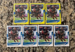 Donruss 2020 Quintez Cephus Press 3 Yellow Press Proof + 4 Base Rookie Cards - Imagen 1 de 1