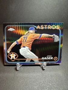 2024 Topps Chrome Josh Hader Prism Refractor #162 Houston Astros - Picture 1 of 2