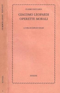 Operette morali. . Giacomo Leopardi. 1976. . - Foto 1 di 1
